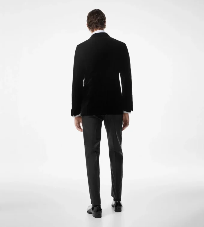 Giacca da cocktail Shelton in velluto leggero