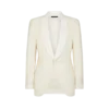 Giacca da sera in jacquard di seta e viscosa