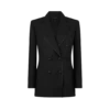 Giacca da smoking doppiopetto “Wallis” in misto seta e mohair Giacca da smoking doppiopetto “Wallis” in misto seta e mohair