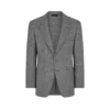 Giacca doppia sfoderabile a spina di pesce in tessuto sharkskin Giacca doppia sfoderabile a spina di pesce in tessuto sharkskin