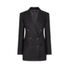 Giacca doppiopetto in cashmere con revers a lancia Giacca doppiopetto in cashmere con revers a lancia