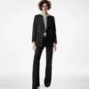 Giacca doppiopetto in cashmere con revers a lancia Giacca doppiopetto in cashmere con revers a lancia