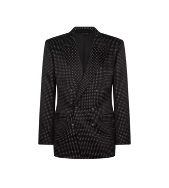 Giacca Duchesse Polka Dot Jacquard