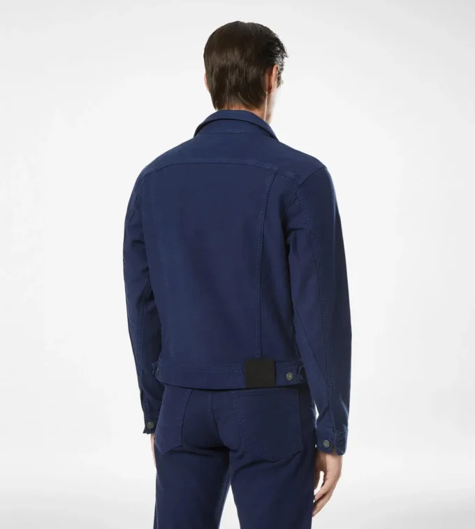 Giacca Icon in denim moleskin