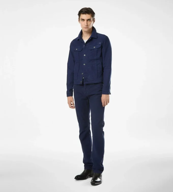 Giacca Icon in denim moleskin