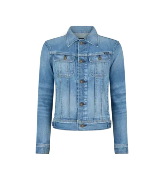 Giacca in denim lavato pietra estivo