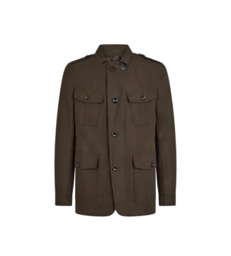 Giacca militare in nylon compatto