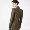 Giacca monopetto con revers a lancia in jacquard coccodrillo Giacca monopetto con revers a lancia in jacquard coccodrillo