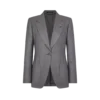 Giacca monopetto in cashmere con revers a lancia Giacca monopetto in cashmere con revers a lancia