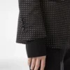 Giacca monopetto in duchesse jacquard a pois Giacca monopetto in duchesse jacquard a pois