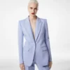 Giacca monopetto in lana leggera double face Giacca monopetto in lana leggera double face