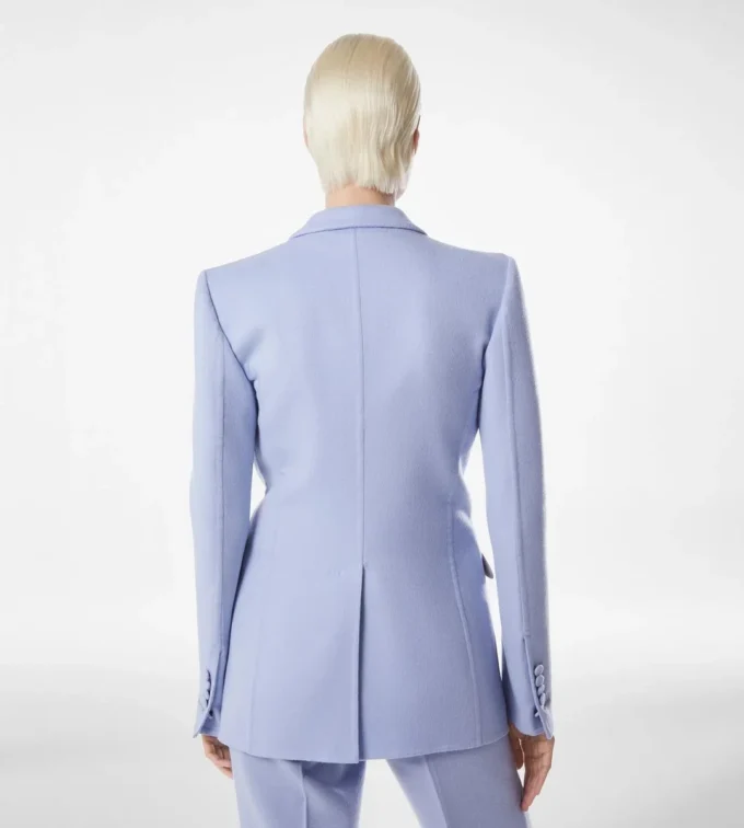 Giacca monopetto in lana leggera double face Giacca monopetto in lana leggera double face