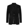 Giacca sartoriale in cashmere scamosciato