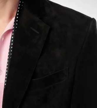 Giacca sartoriale in cashmere scamosciato