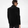 Giacca sartoriale in cashmere scamosciato