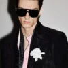 Giacca sartoriale in cashmere scamosciato