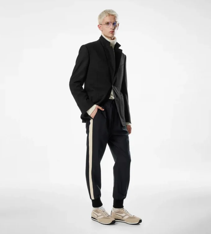 Giacca Shelton in lana e cashmere