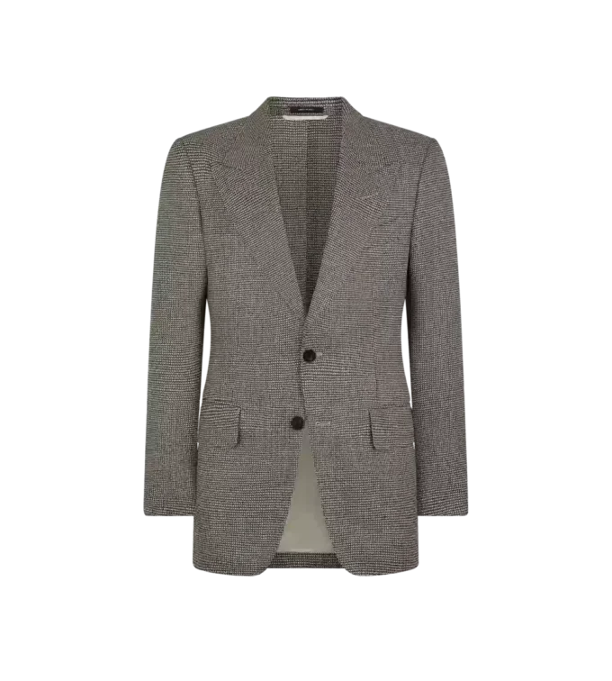 Giacca Shelton in lana, seta e lino