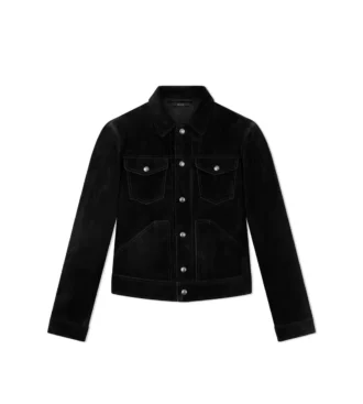 Giacca western in camoscio cashmere
