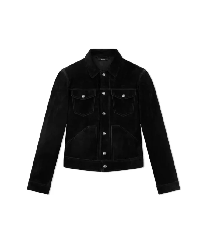 Giacca western in camoscio cashmere Giacca western in camoscio cashmere