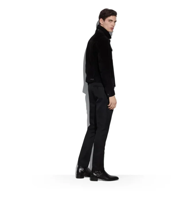 Giacca western in camoscio cashmere Giacca western in camoscio cashmere