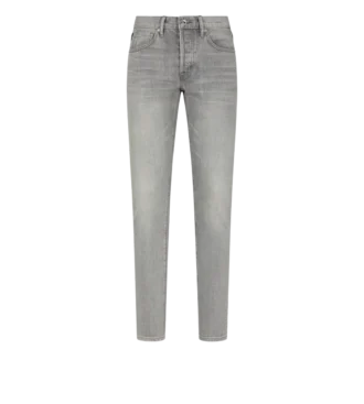 Grigio Denim selvedge elasticizzato slim fit