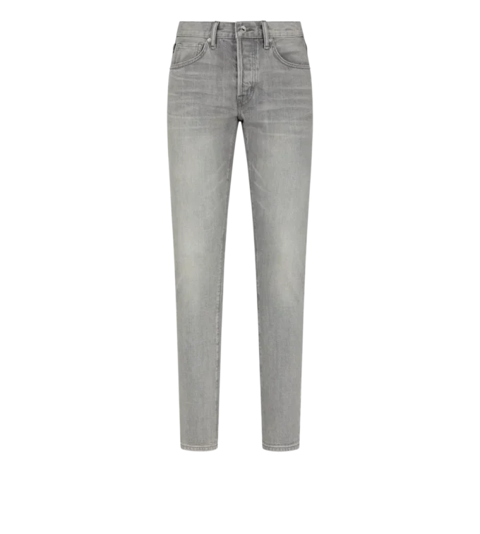 Grigio Denim selvedge elasticizzato slim fit Grigio Denim selvedge elasticizzato slim fit