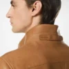 Harrington in pelle martellata
