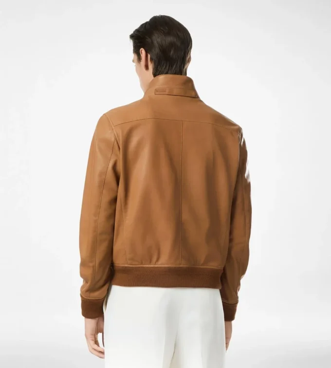Harrington in pelle martellata
