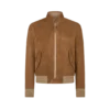 Harrington in pelle scamosciata
