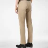 Jeans dritti in cotone sabbia lavato
