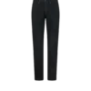 Jeans neri elasticizzati a taglio dritto