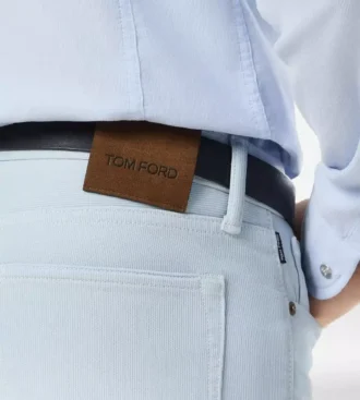 Jeans western a taglio dritto in denim