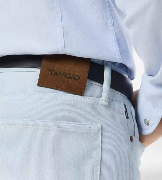 Jeans western a taglio dritto in denim Jeans western a taglio dritto in denim