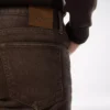Jeans western a taglio dritto in denim