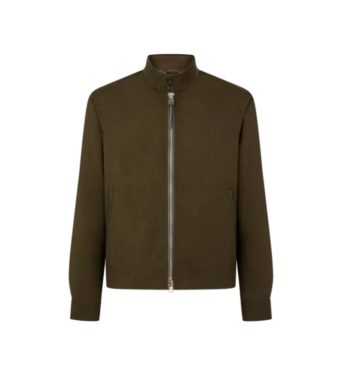 Lana Cashmere Seta Reps Harrington
