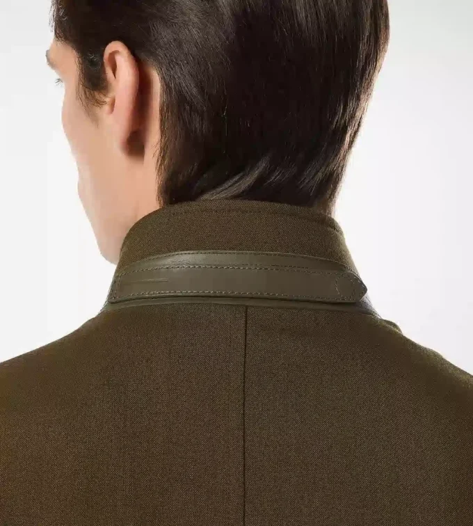 Lana Cashmere Seta Reps Harrington
