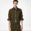 Lana Cashmere Seta Reps Harrington
