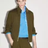 Lana Cashmere Seta Reps Harrington