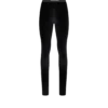 Leggings elasticizzati in velluto lucido