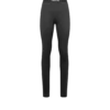 Leggings in jersey lucido con logo