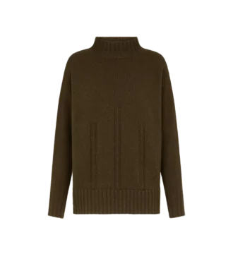 Maglia a maniche lunghe con collo alto
