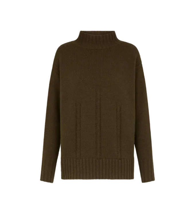 Maglia a maniche lunghe con collo alto