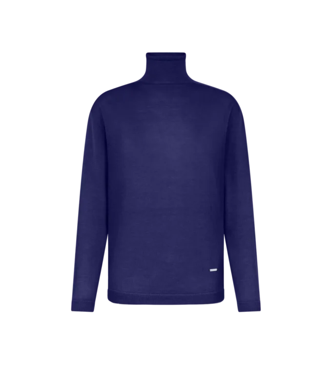 Maglia a maniche lunghe con collo alto e placca metallica Tom Ford