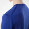Maglia fluida in seta con collo a giro Maglia fluida in seta con collo a giro
