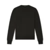 Maglia girocollo in cashmere e seta a maglia fine
