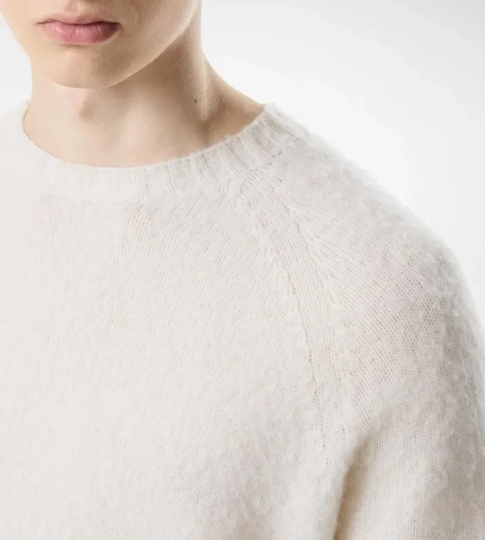 Maglia girocollo in cashmere Scottish Teasel Maglia girocollo in cashmere Scottish Teasel