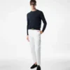 Maglia girocollo in pura lana a maglia fine