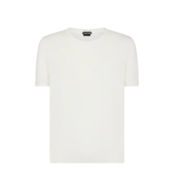 Maglia girocollo in puro cotone