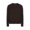 Maglia leggera in misto cotone con collo a giro